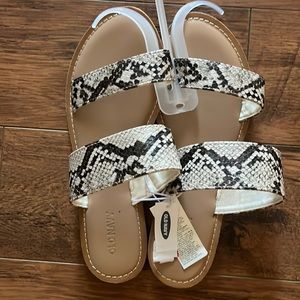 Snakeskin Sandals size 7